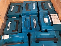 Ca. 11x opbergkoffer met oplader en 13x opbergkoffer zonder oplader, makita, o.a dc18rc - afbeelding 2 van  6