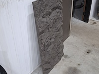 Ca. 11x pu steen wandpaneel, dark grey, 2026 - afbeelding 4 van  4