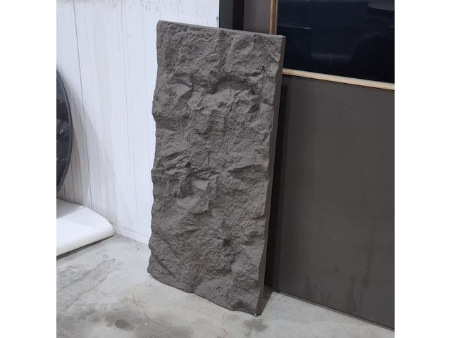 Ca. 11x pu steen wandpaneel, dark grey, 2026 - afbeelding 1 van  4