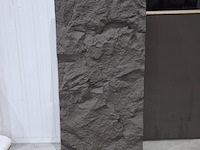 Ca. 11x pu steen wandpaneel, dark grey, 2026 - afbeelding 2 van  4