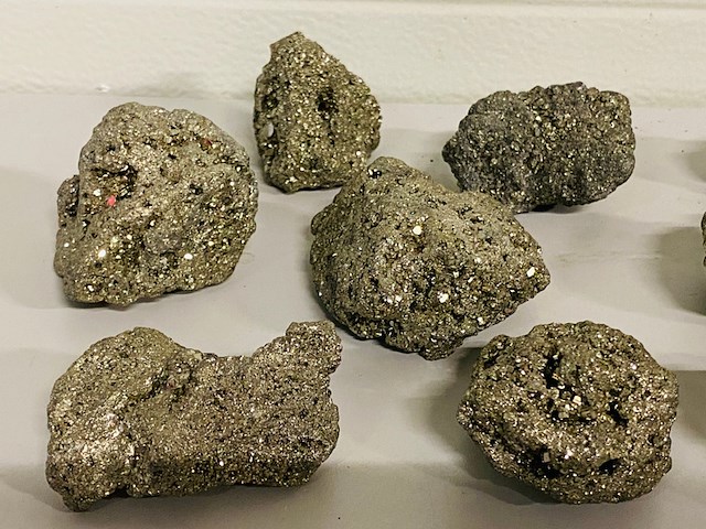 Ca. 11x pyriet clusters - afbeelding 6 van  7