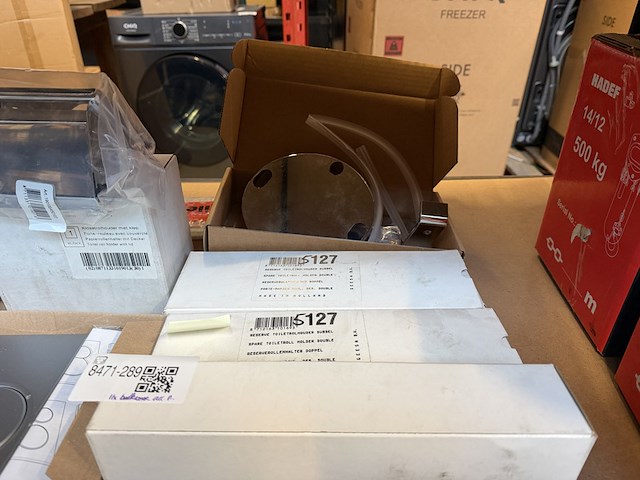 Ca. 11x sanitair/badkamer accessoires en toebehoren, w.o. geberit, emco - afbeelding 7 van  8