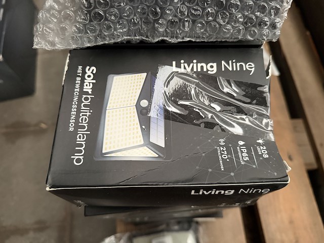 Ca. 11x solar buitenlamp met bewegingssensor living nine - afbeelding 2 van  3