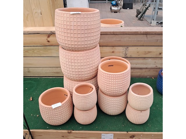 Ca. 11x stenen bloempot, ts collection - afbeelding 1 van  11