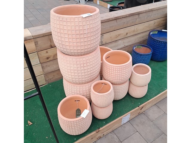 Ca. 11x stenen bloempot, ts collection - afbeelding 5 van  11