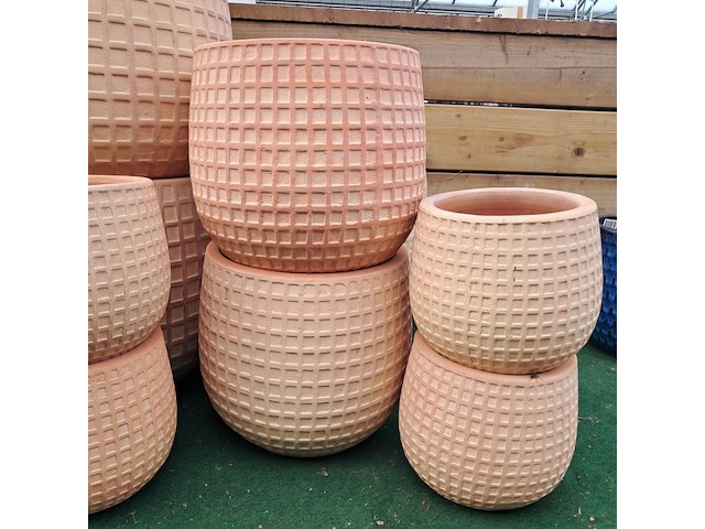 Ca. 11x stenen bloempot, ts collection - afbeelding 7 van  11