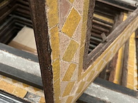 Ca. 11x stenen mozaïek frame 70x90 cm - afbeelding 2 van  6