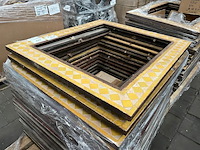 Ca. 11x stenen mozaïek frame 70x90 cm - afbeelding 3 van  6