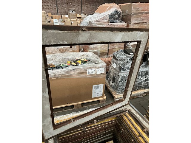 Ca. 11x stenen mozaïek frame 70x90 cm - afbeelding 4 van  6