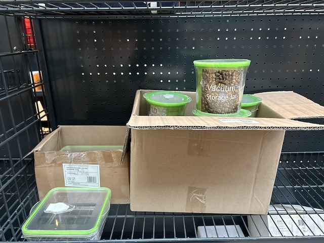 Ca. 11x vacuümcontainer, ultratec, transparant/groen - afbeelding 1 van  7