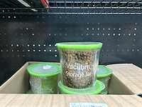 Ca. 11x vacuümcontainer, ultratec, transparant/groen - afbeelding 2 van  7