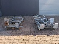 Ca. 11x verstelbare steunpoot tbv zoutstrooier, aebi scmidt, 2020