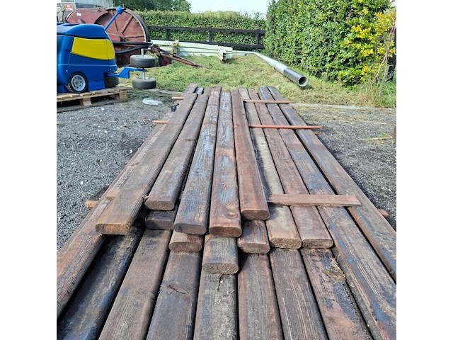 Ca. 120 meter omheining met enkele poort - afbeelding 10 van  13