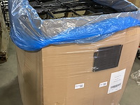 Ca. 1200x luxe party evenementborden met bestek, zwart - afbeelding 1 van  3