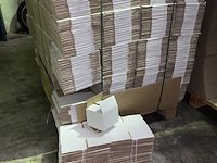 Ca. 1200x verzenddoosjes 132x119x96mm, wit - afbeelding 3 van  3