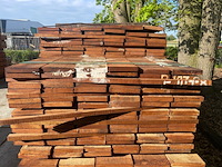 Ca. 120x angelim pedra beschoeiingsplanken, 20x150mm, lengte 36/350cm, 84/400cm - afbeelding 3 van  3