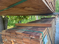 Ca. 120x angelim pedra beschoeiingsplanken, 20x150mm, lengte 36/350cm, 84/400cm