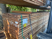 Ca. 120x angelim pedra beschoeiingsplanken, 20x150mm, lengte 36/350cm, 84/400cm - afbeelding 2 van  3