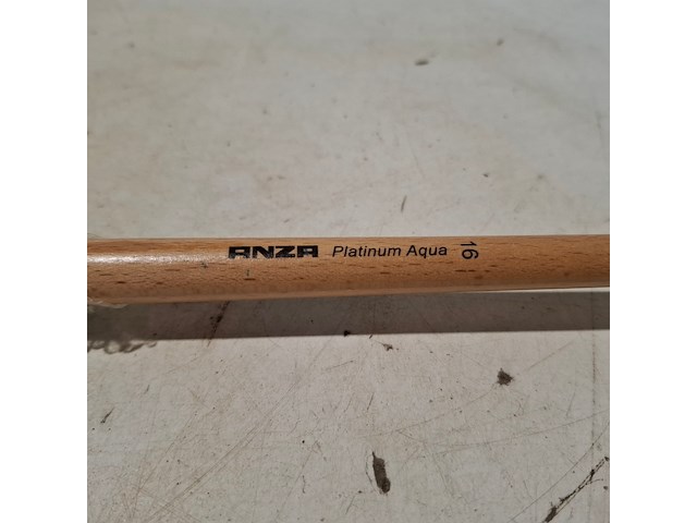 Ca. 120x anza kwasten maat 16, wit - afbeelding 4 van  5
