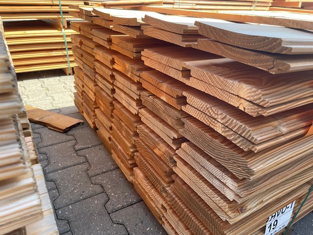 Ca. 120x douglas wisselsponning, 18x190mm, lengte 500cm - afbeelding 3 van  3