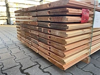 Ca. 120x douglas wisselsponning/halfhoutsrabat, 18x190mm, lengte 300cm - afbeelding 2 van  3