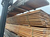 Ca. 120x douglas wisselsponning/halfhoutsrabat, 18x190mm, lengte 400cm - afbeelding 2 van  3