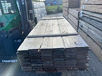 Ca. 120x douglas wisselsponning/halfhoutsrabat, 18x190mm, lengte 400cm
