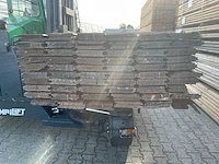 Ca. 120x douglas wisselsponning/halfhoutsrabat, 18x190mm, lengte 400cm - afbeelding 2 van  3