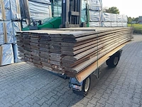 Ca. 120x douglas wisselsponning/halfhoutsrabat, 18x190mm, lengte 400cm - afbeelding 3 van  3