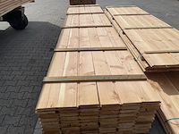 Ca. 120x douglas wisselsponning/halfhoutsrabat, 18x190mm, lengte 500cm - afbeelding 1 van  3