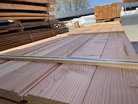 Ca. 120x douglas wisselsponning/halfhoutsrabat, 18x190mm, lengte 500cm - afbeelding 1 van  3