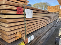 Ca. 120x douglas wisselsponning/halfhoutsrabat, 18x190mm, lengte 500cm - afbeelding 2 van  3