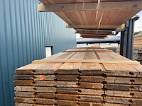 Ca. 120x douglas wisselsponning/halfhoutsrabat, 18x190mm, lengte 500cm - afbeelding 1 van  3