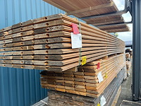 Ca. 120x douglas wisselsponning/halfhoutsrabat, 18x190mm, lengte 500cm - afbeelding 2 van  3