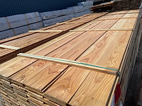 Ca. 120x douglas wisselsponning/halfhoutsrabat, 18x190mm, lengte 500cm - afbeelding 1 van  3