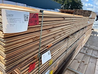 Ca. 120x douglas wisselsponning/halfhoutsrabat, 18x190mm, lengte 500cm - afbeelding 2 van  3