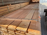 Ca. 120x douglas wisselsponning/halfhoutsrabat, 18x190mm, lengte 500cm - afbeelding 1 van  3