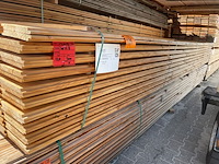 Ca. 120x douglas wisselsponning/halfhoutsrabat, 18x190mm, lengte 500cm - afbeelding 2 van  3