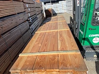 Ca. 120x douglas wisselsponning/halfhoutsrabat, 18x190mm, lengte 500cm