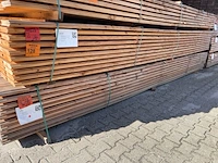 Ca. 120x douglas wisselsponning/halfhoutsrabat, 18x190mm, lengte 500cm - afbeelding 2 van  3