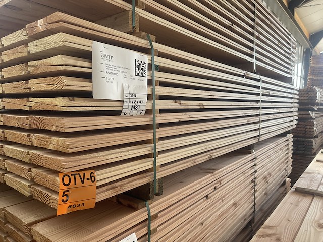 Ca. 120x douglas zweeds rabat, 21x190mm, lengte 300cm - afbeelding 4 van  4