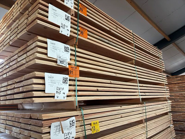 Ca. 120x douglas zweeds rabat, 21x190mm, lengte 300cm - afbeelding 4 van  4