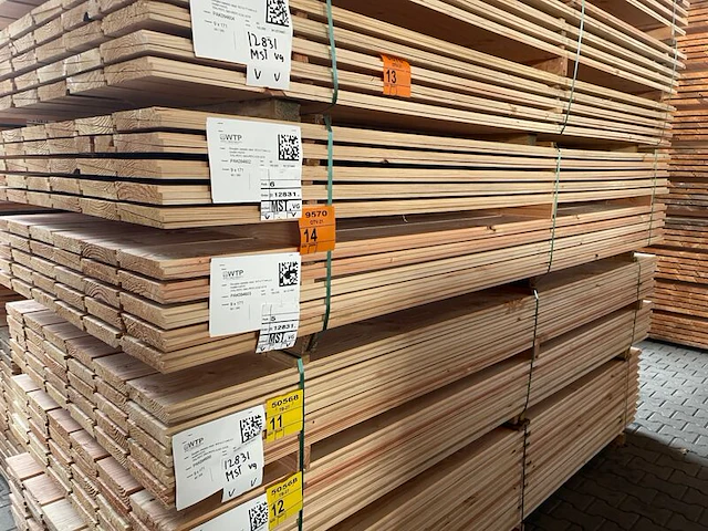 Ca. 120x douglas zweeds rabat, 21x190mm, lengte 300cm - afbeelding 4 van  4