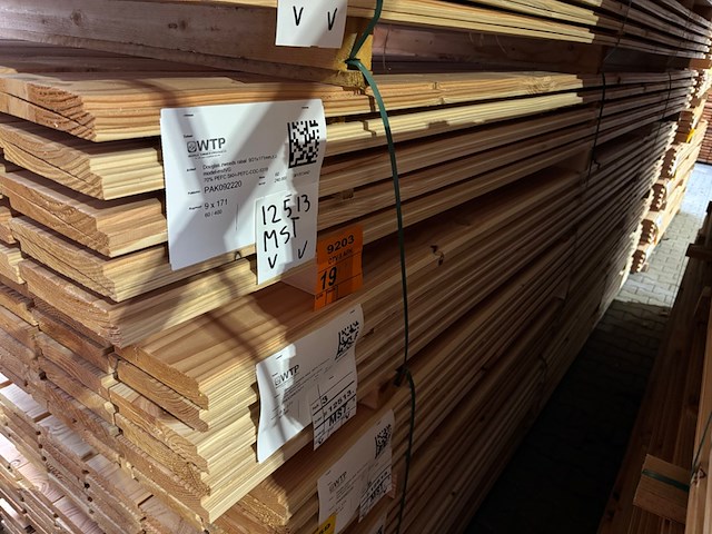 Ca. 120x douglas zweeds rabat, 21x190mm, lengte 400cm - afbeelding 4 van  4