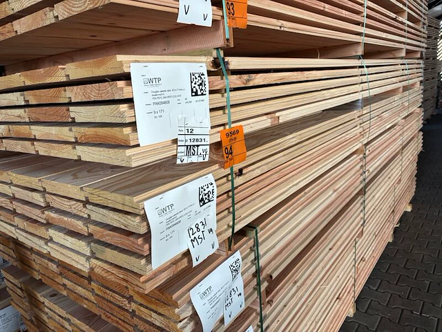 Ca. 120x douglas zweeds rabat, 21x190mm, lengte 400cm - afbeelding 4 van  4
