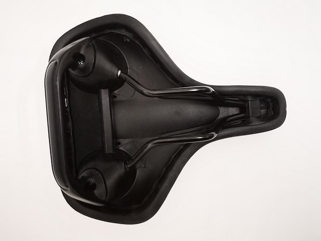 Ca. 120x fietszadel (stevig), zwart - afbeelding 2 van  4
