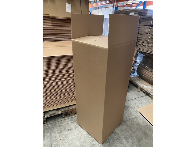 Ca. 120x grote verzenddozen 47x44x115cm dubbelgolf, bruin - afbeelding 2 van  3