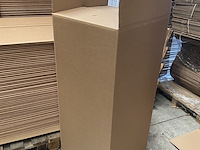 Ca. 120x grote verzenddozen 47x44x115cm dubbelgolf, bruin - afbeelding 2 van  3