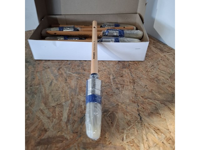 Ca. 120x kwasten maat 16, anza, wit - afbeelding 3 van  5