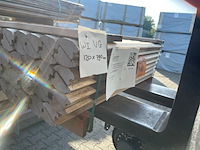 Ca. 120x meranti weldorpel gevingerlast, 34x55mm, lengte 79cm - afbeelding 2 van  3
